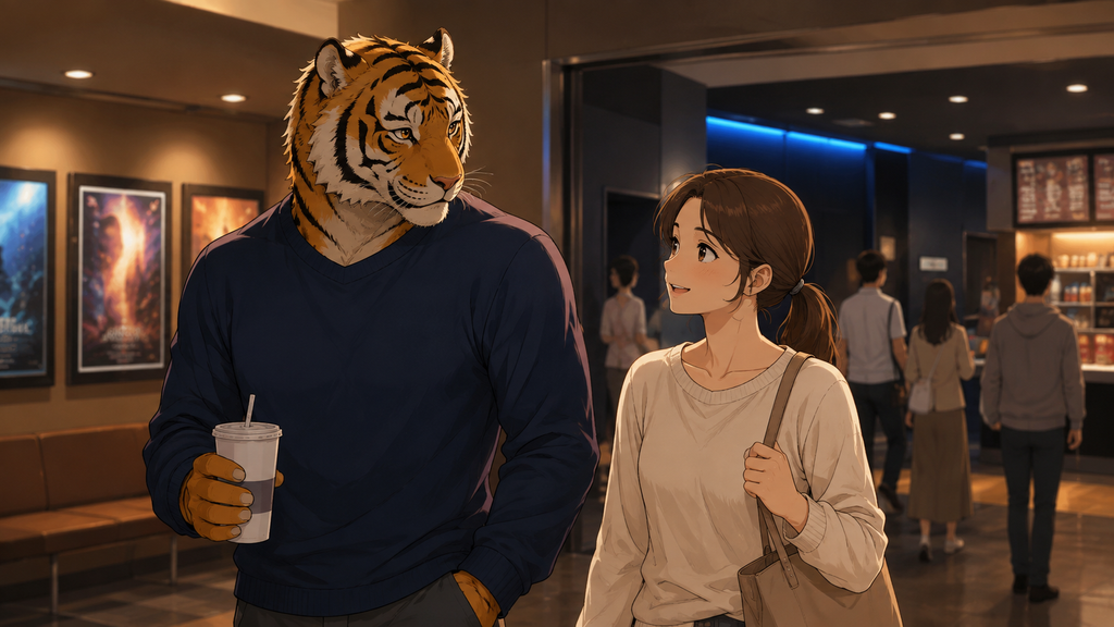 夜勤をきっかけに親しくなった未来の妻と映画へ出かける若い頃のトラパパ