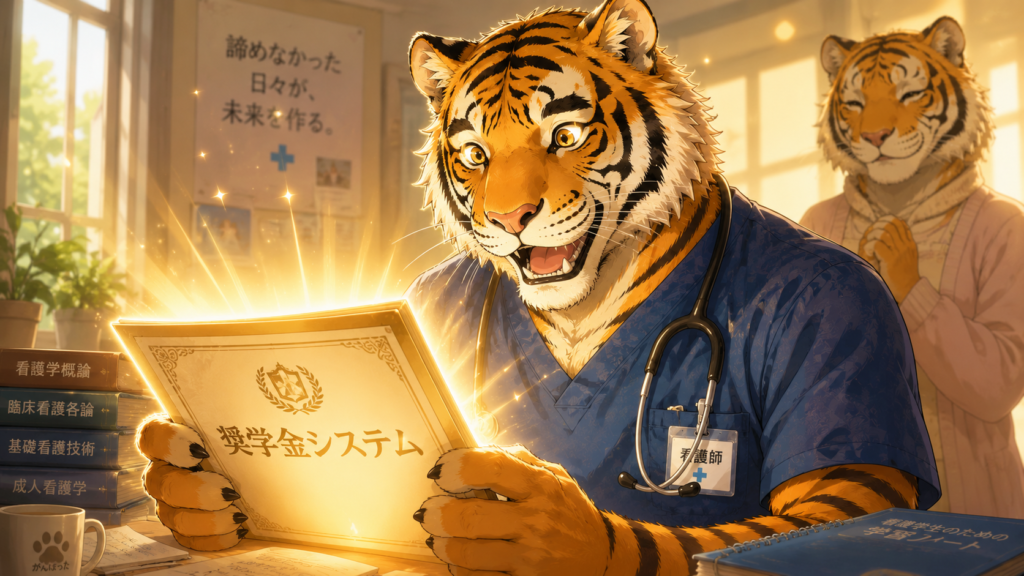 お礼奉公や奨学金システムを見つけて希望に満ち溢れる看護学生のトラパパ