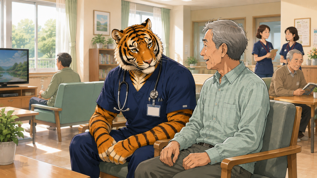 慢性期精神科病棟で患者と穏やかに関わり自分らしく働く看護師トラパパ